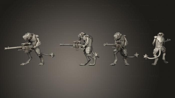 Military figurines (Vermin Heavy V 3, STKW_14346) 3D models for cnc