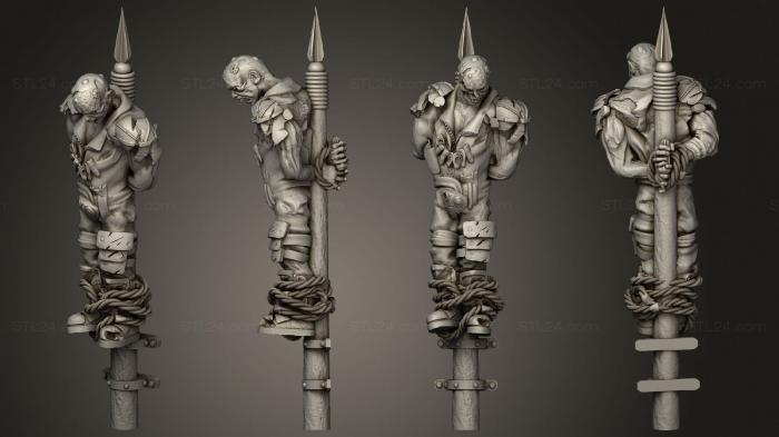 Military figurines (victim 01, STKW_14378) 3D models for cnc