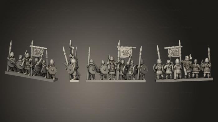 Military figurines (VIKING KING HARALD HARDRADA 2, STKW_14393) 3D models for cnc