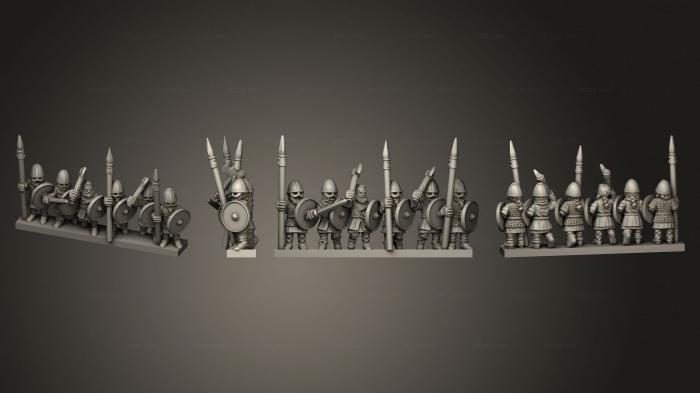 Military figurines (VIKING WARRIORS 02, STKW_14408) 3D models for cnc