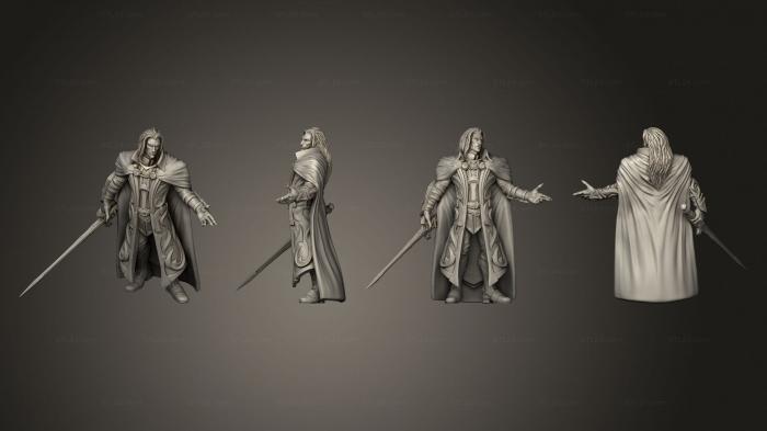 Military figurines (Viktor Vampire Lord 02, STKW_14441) 3D models for cnc