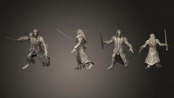 Military figurines (Viktor Vampire Lord 05, STKW_14444) 3D models for cnc