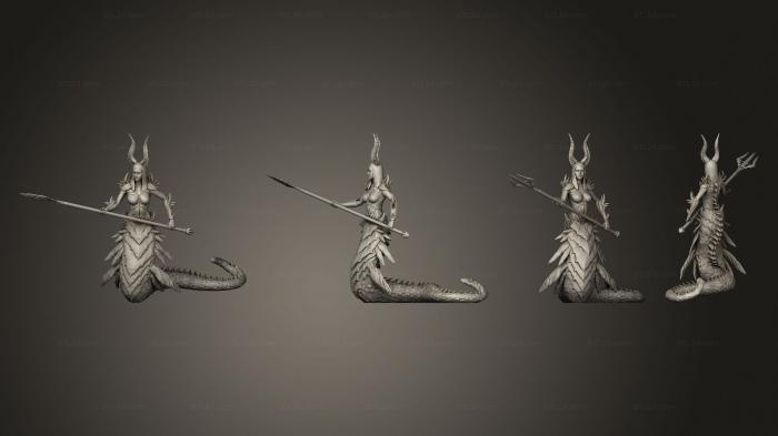 Military figurines (Volcanic Salamander Guarding Large, STKW_14479) 3D models for cnc