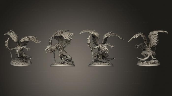 Military figurines (Vrock, STKW_14498) 3D models for cnc