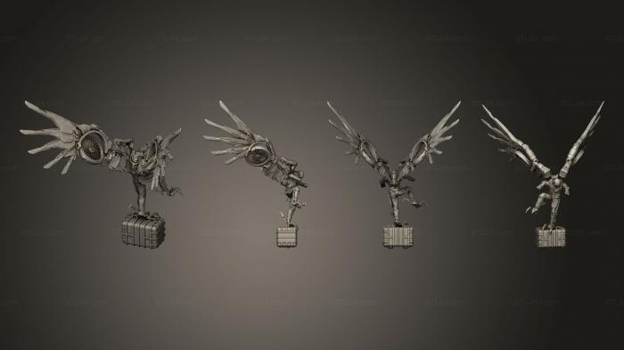 Military figurines (vulture mcu for marvel crisis, STKW_14505) 3D models for cnc