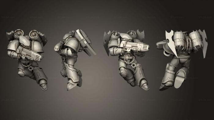 Military figurines (Vulture Plasma 1, STKW_14506) 3D models for cnc