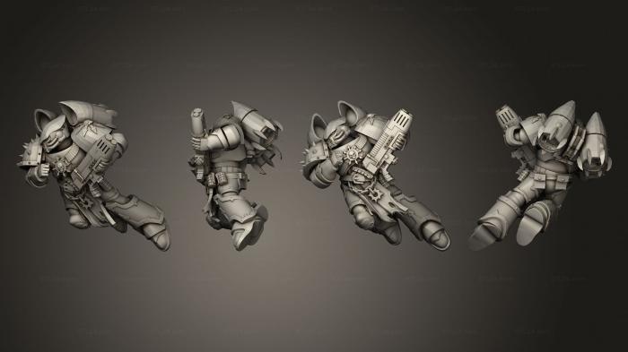 Military figurines (Vulture Plasma 2, STKW_14507) 3D models for cnc