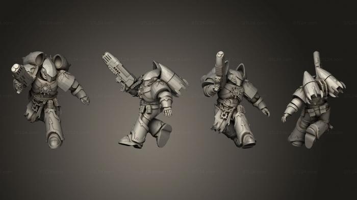 Military figurines (Vulture Plasma 3, STKW_14508) 3D models for cnc