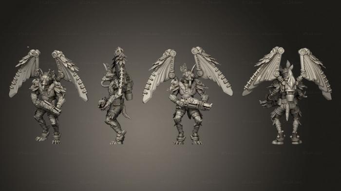 Military figurines (Vultures 1 Blaster, STKW_14512) 3D models for cnc