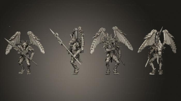 Military figurines (Vultures 1 Spear, STKW_14514) 3D models for cnc