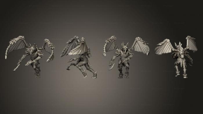Military figurines (Vultures 2 Hook, STKW_14516) 3D models for cnc