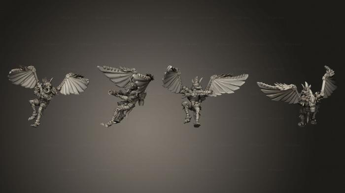 Military figurines (Vultures 3 Shotgun, STKW_14521) 3D models for cnc