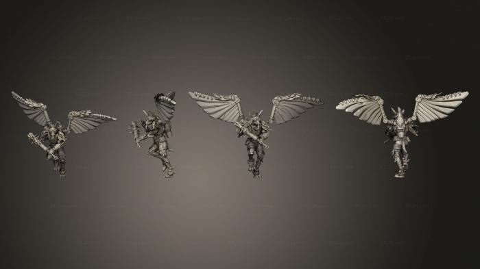 Military figurines (Vultures 4 Club, STKW_14523) 3D models for cnc