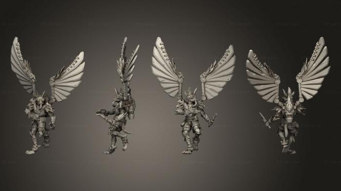 Military figurines (Vultures 5 Knife, STKW_14527) 3D models for cnc