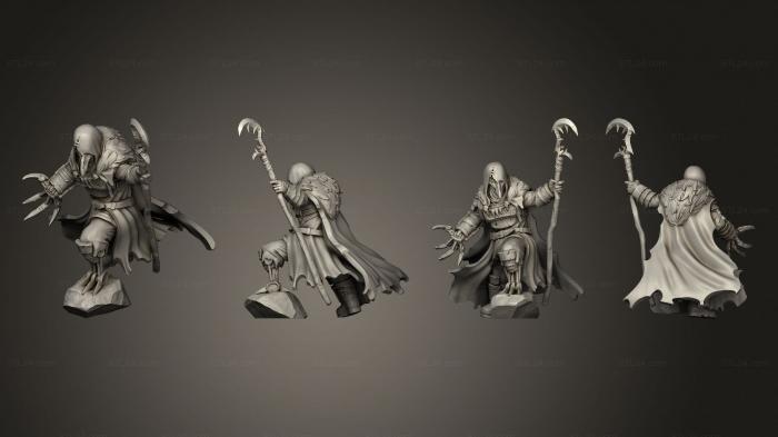 Military figurines (Vultures Horde e hezur priest of gore, STKW_14531) 3D models for cnc