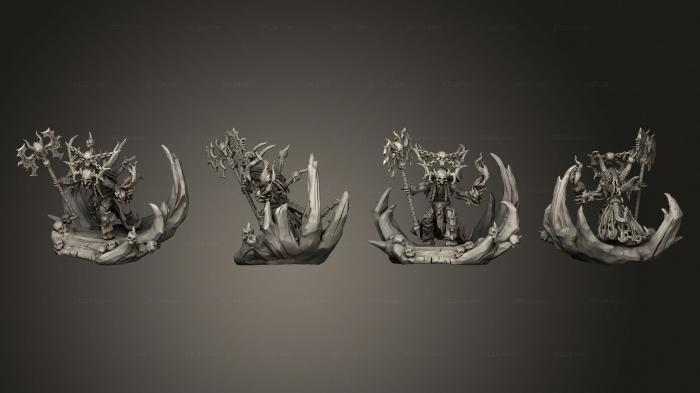 Military figurines (Vultures Horde the harbinger of crimson lord, STKW_14536) 3D models for cnc