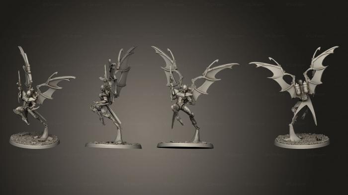 Military figurines (Vultures Pose 2 Base, STKW_14547) 3D models for cnc