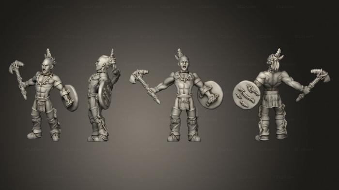 Military figurines (War 1, STKW_14579) 3D models for cnc