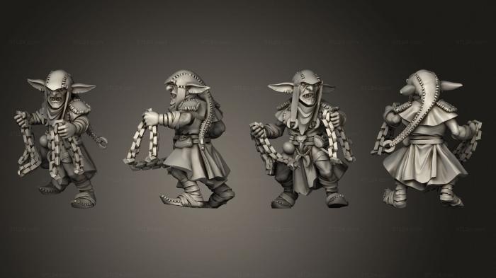 Military figurines (War Chariot Goblin Driver, STKW_14588) 3D models for cnc