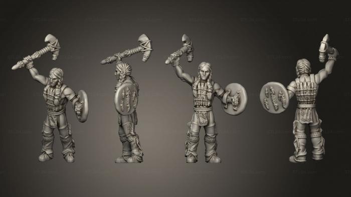 Military figurines (War Ham 1, STKW_14602) 3D models for cnc