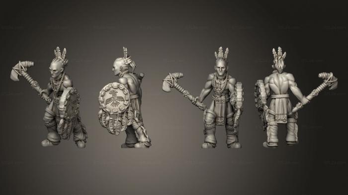 Military figurines (War Ham 3, STKW_14604) 3D models for cnc