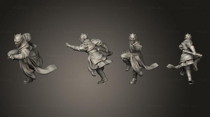 Military figurines (Warlock Ravager Duelist nosaber, STKW_14645) 3D models for cnc