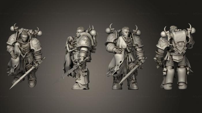 Military figurines (Warlock, STKW_14647) 3D models for cnc