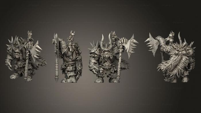 Military figurines (Warlord 01, STKW_14650) 3D models for cnc