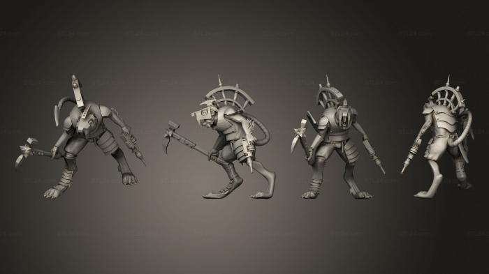 Military figurines (Warlord 234, STKW_14656) 3D models for cnc