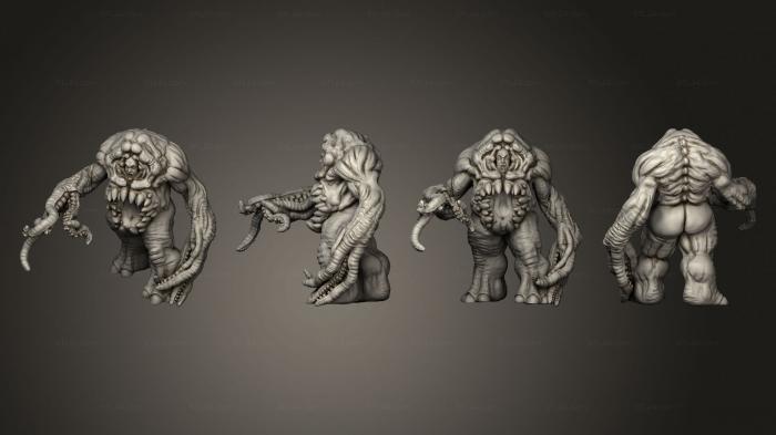 Military figurines (Warp Beast, STKW_14660) 3D models for cnc