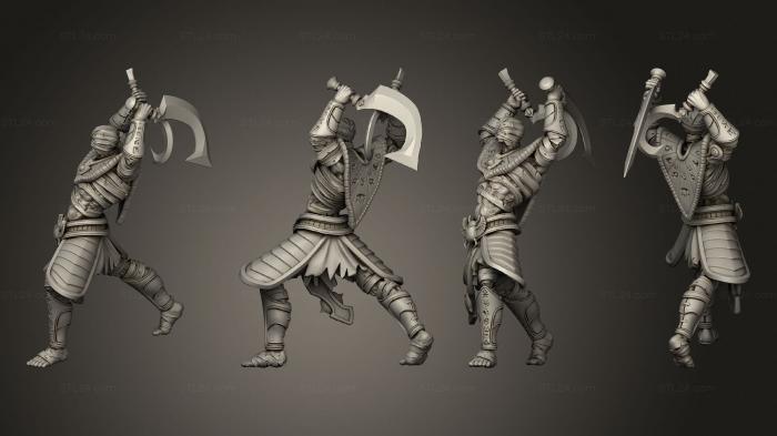 Military figurines (Warrior Remains A, STKW_14693) 3D models for cnc