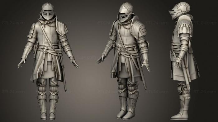 Military figurines (Marmoset viewer Knight of Astoraout, STKW_1470) 3D models for cnc
