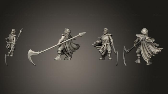 Military figurines (Warrior 14, STKW_14720) 3D models for cnc