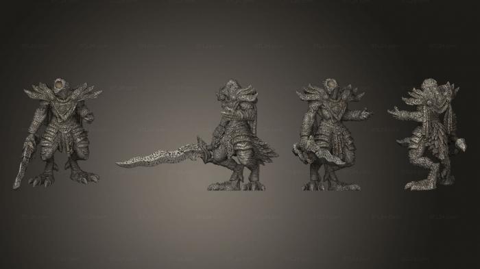 Military figurines (Warriors 2 Greatsword, STKW_14746) 3D models for cnc