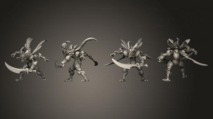 Military figurines (Wasp the Vanguard Construct, STKW_14762) 3D models for cnc