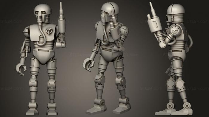 Military figurines (Medical Droid, STKW_1481) 3D models for cnc