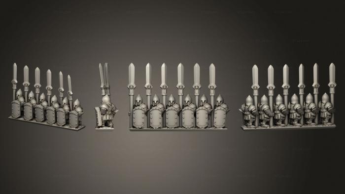 Статуэтки военные (Командный стенд из Белого Дерева 09, STKW_14818) 3D модель для ЧПУ станка