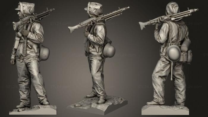 Military figurines (MG 42, STKW_1491) 3D models for cnc