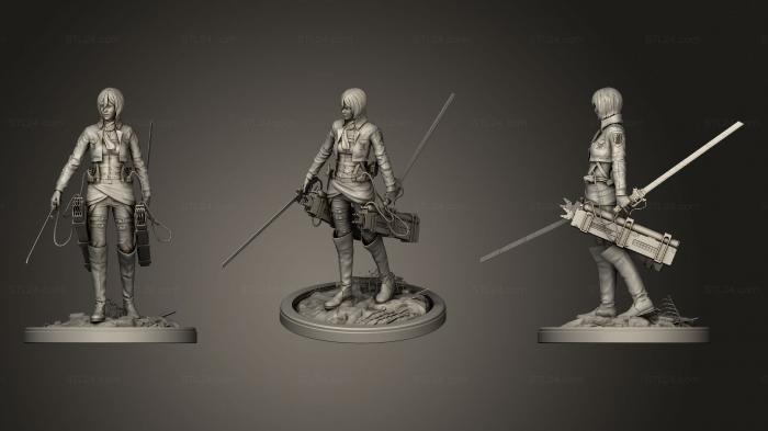 Military figurines (Mikasa 567, STKW_1492) 3D models for cnc