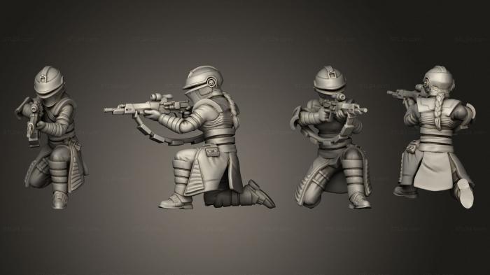Military figurines (widowmaker helmet attack, STKW_14943) 3D models for cnc