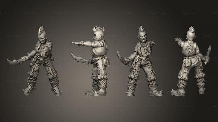 Military figurines (Wild, STKW_14950) 3D models for cnc