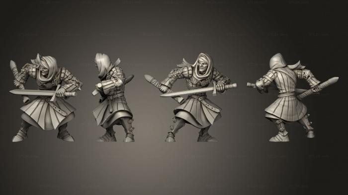 Military figurines (Witcher Contract Count Giobaldo, STKW_14998) 3D models for cnc