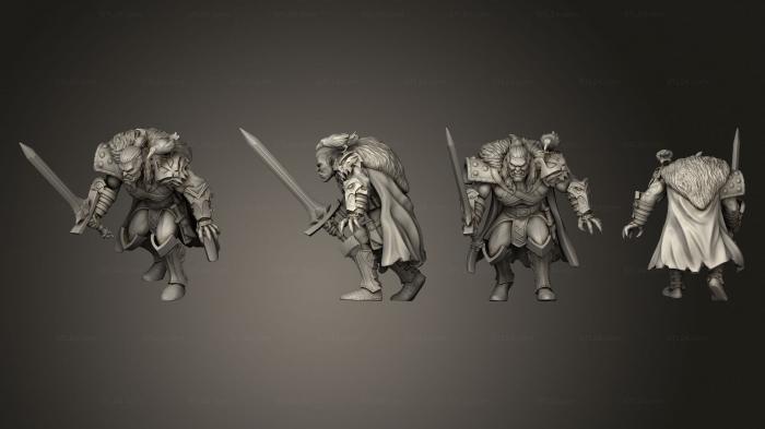 Military figurines (Witcher Contract Gazzmal, STKW_15001) 3D models for cnc
