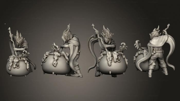 Military figurines (Wizard s Guild Apprentice 03, STKW_15012) 3D models for cnc