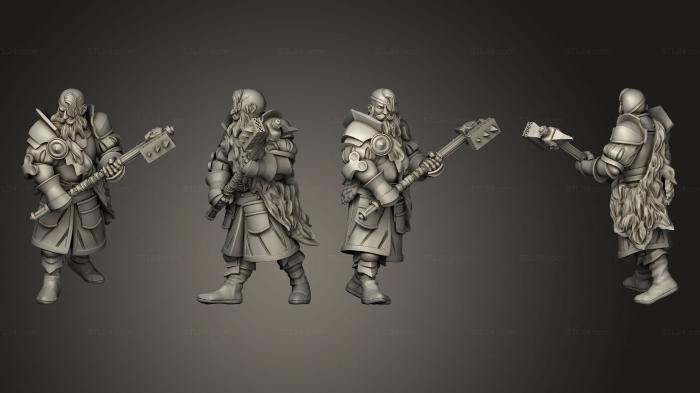 Military figurines (Wolf Knigth 03, STKW_15036) 3D models for cnc