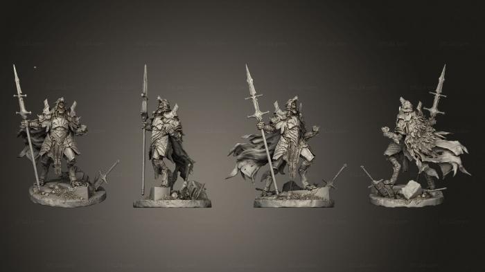 Military figurines (Wolf of Calden, STKW_15042) 3D models for cnc
