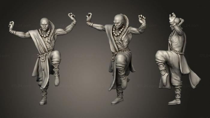 Military figurines (MONK, STKW_1510) 3D models for cnc