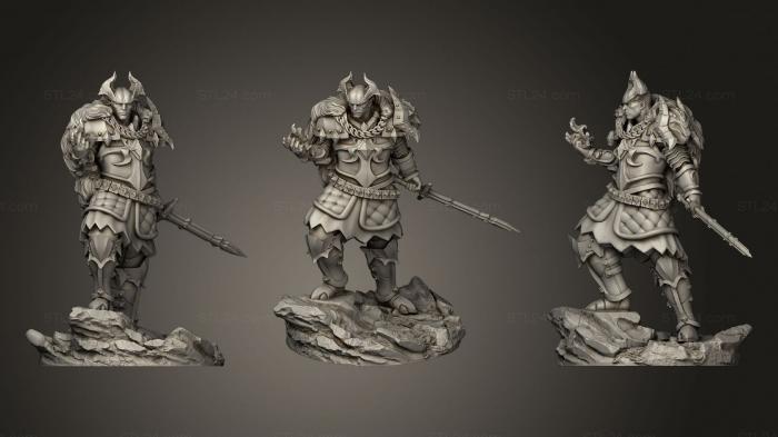 Military figurines (Monthly Hero, STKW_1517) 3D models for cnc