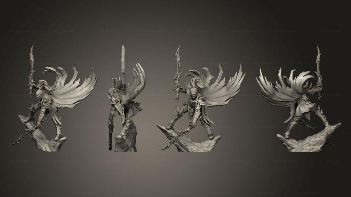 Military figurines (Xiel Ker Sword Master, STKW_15183) 3D models for cnc