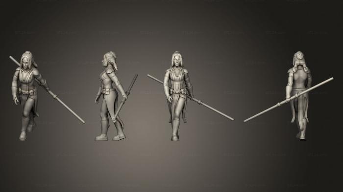 Military figurines (Xmas Advent Bastila Shan 2, STKW_15187) 3D models for cnc